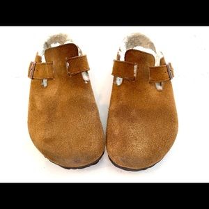 Birkenstock Boston shearling clogs